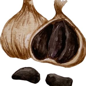 dessin illustration ail noir