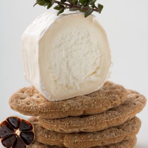 cracker et chèvre