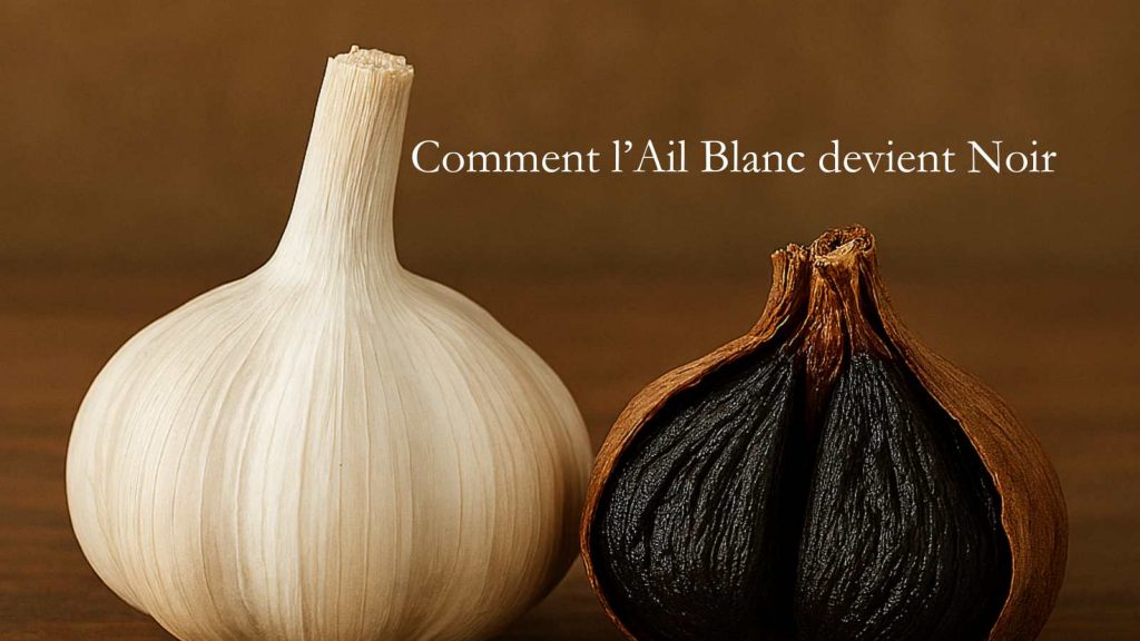 Comment l'ail noir devient blanc